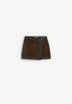 SCSTUDS DUOLEATHER MINI SKIRT