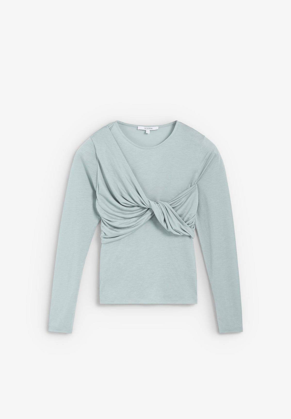 LYOCELL T-SHIRT WITH KNOT