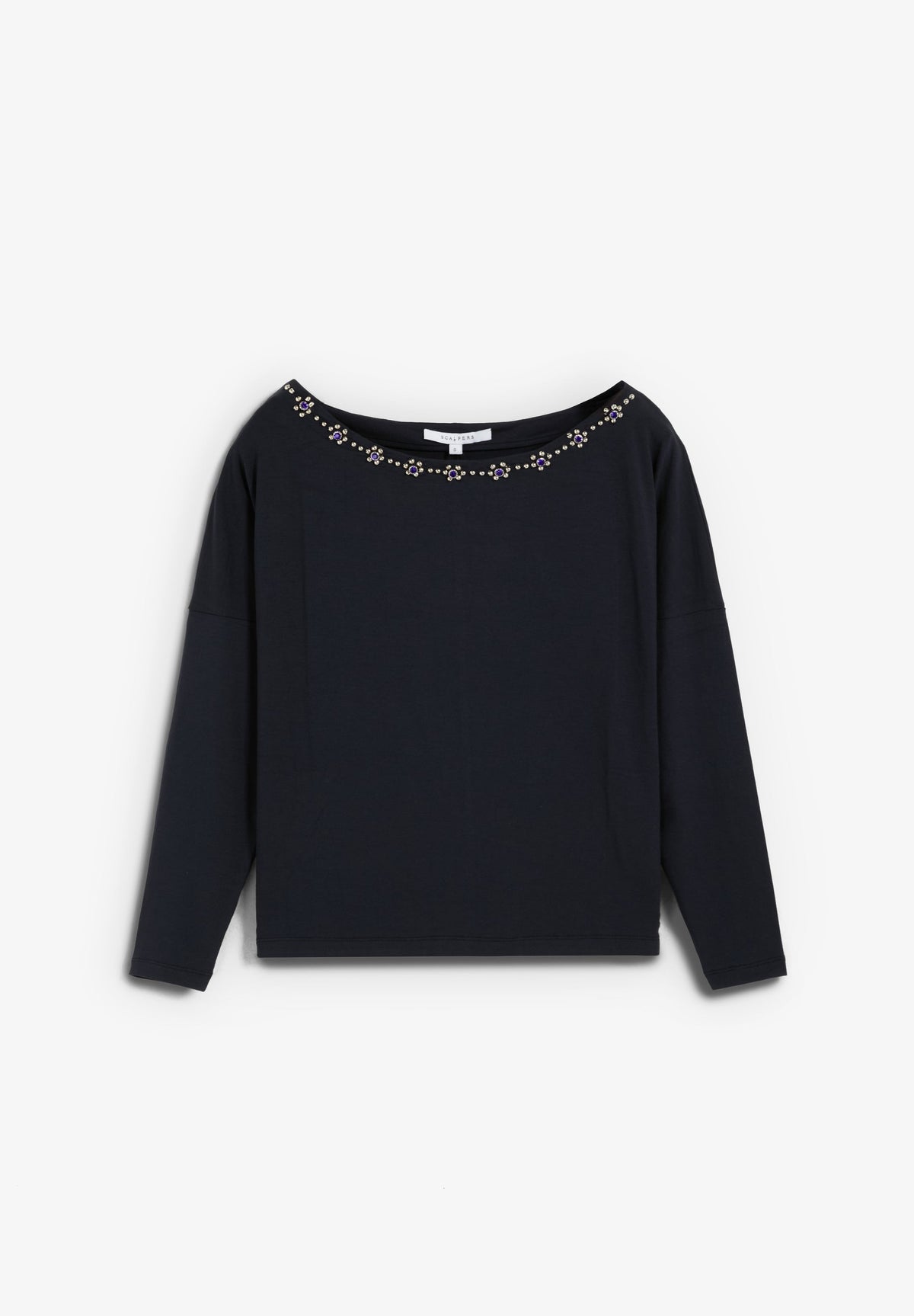 SCFLUID STUDS LS TEE