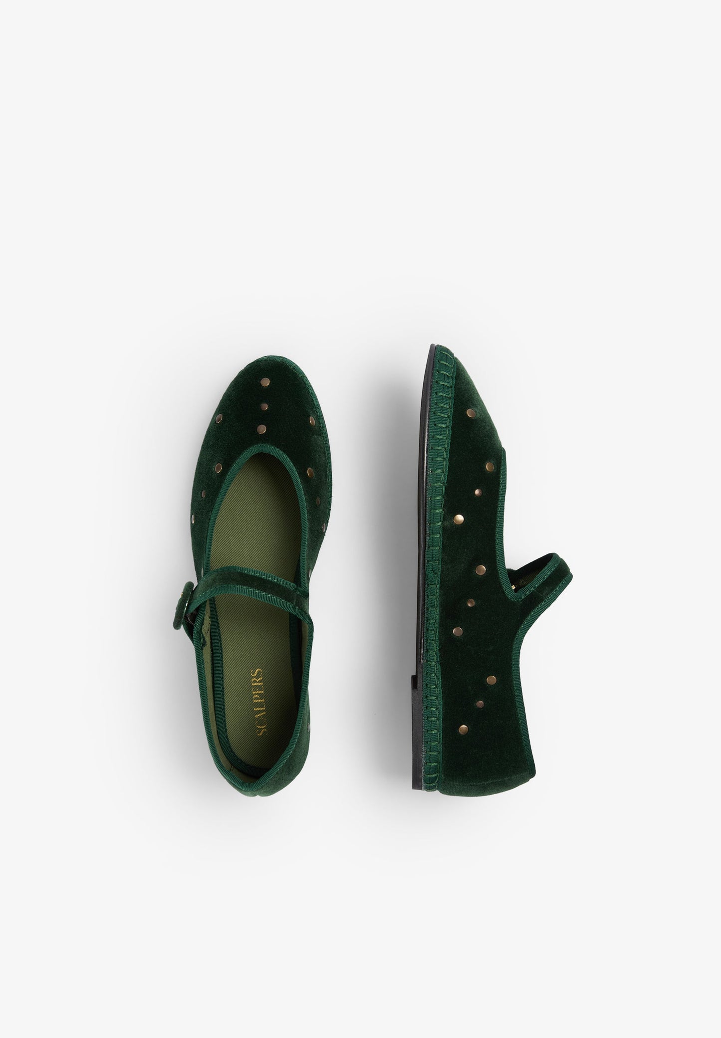 SCVELVETSTUDSSTRAP SLIPPER