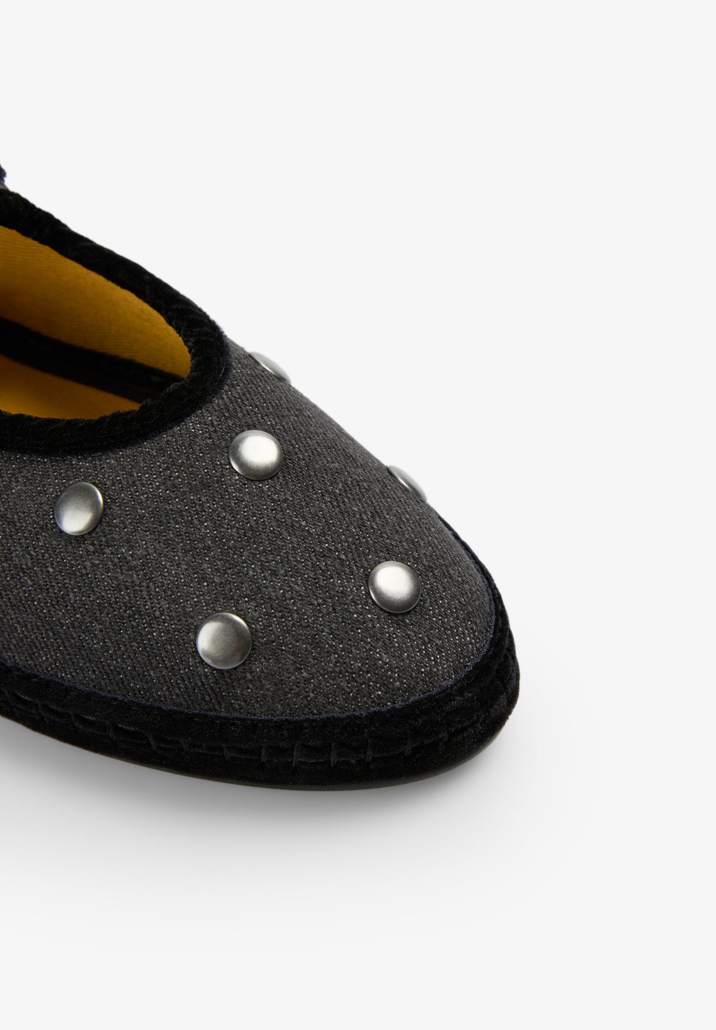 SCDENIMSTUDSDOUBLESTRAP SLIPPER
