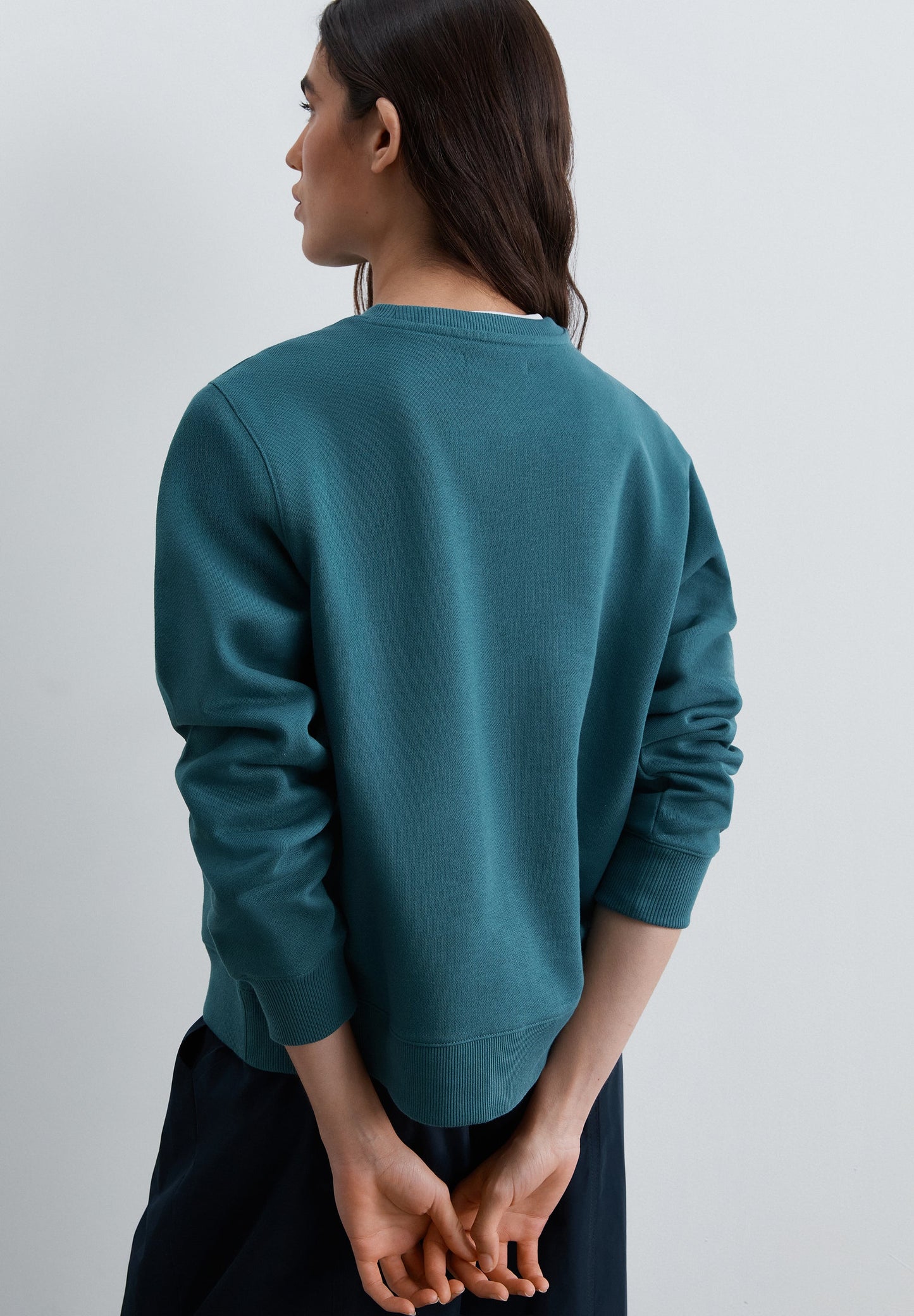 FELPA RICAMATA REGULAR FIT