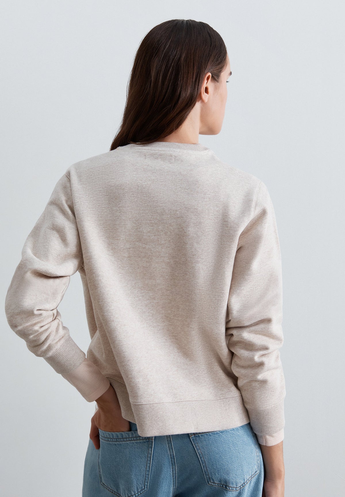 REGULAR FIT EMBROIDERED SWEATSHIRT