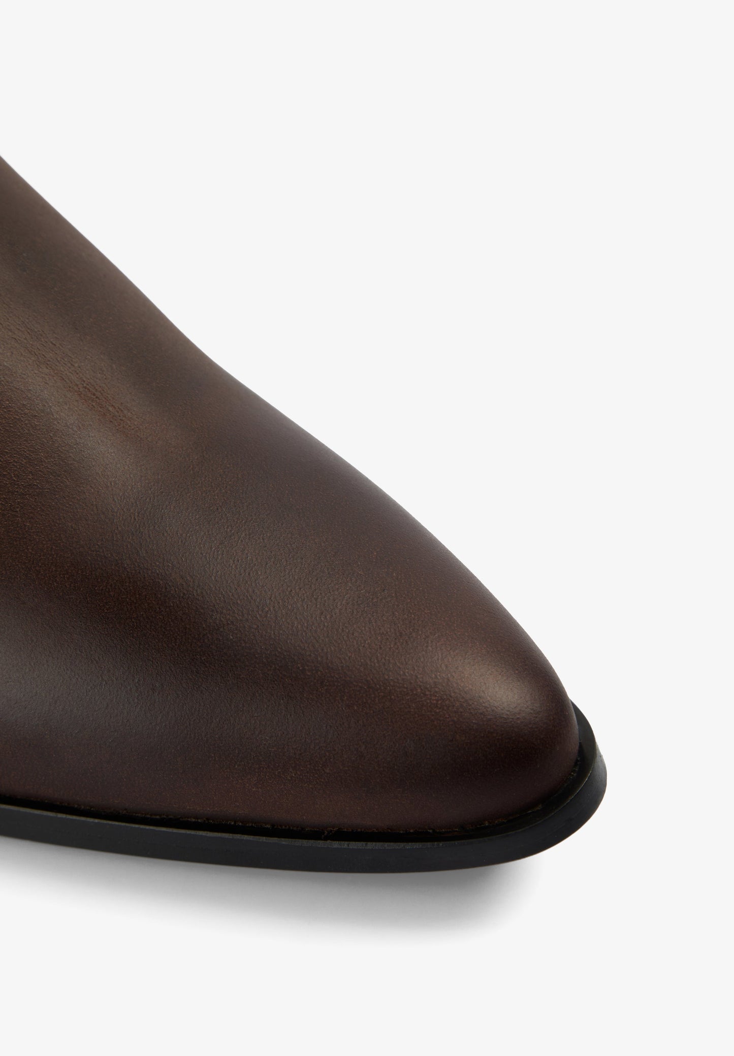 LEATHER ANKLE COWBOY BOOTS