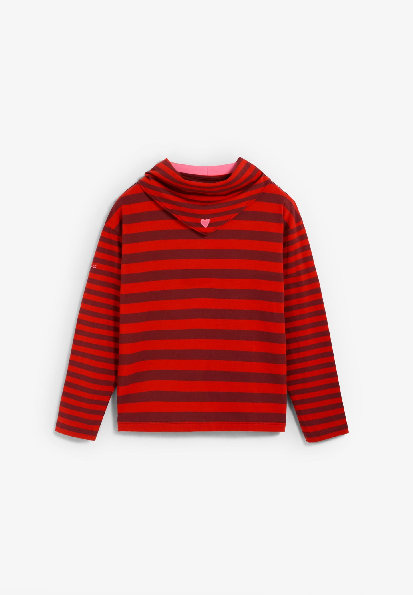 SHIRT STREIFEN UND MODISCHEM KRAGEN