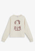 SCSKULL GLITTER STRASS SWEATTER