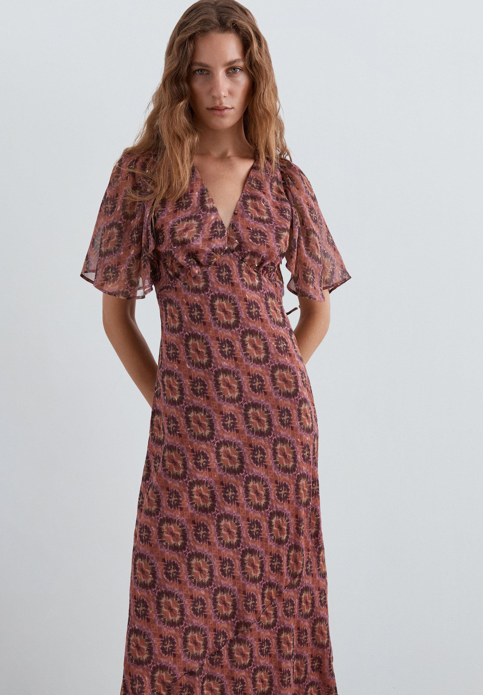 ROBE FLUIDE IMPRIMÉE