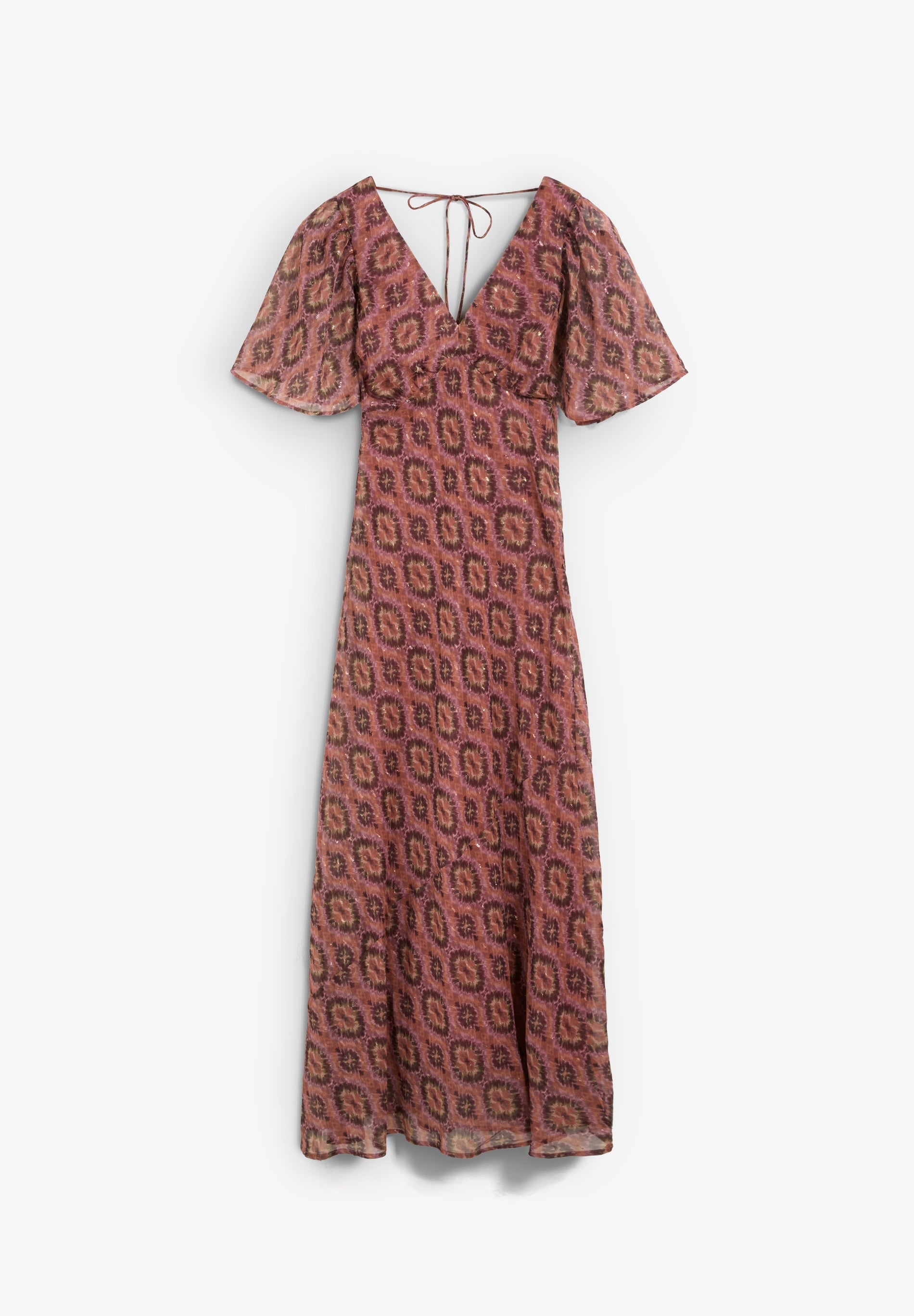 FLIESSENDES KLEID MIT PRINT