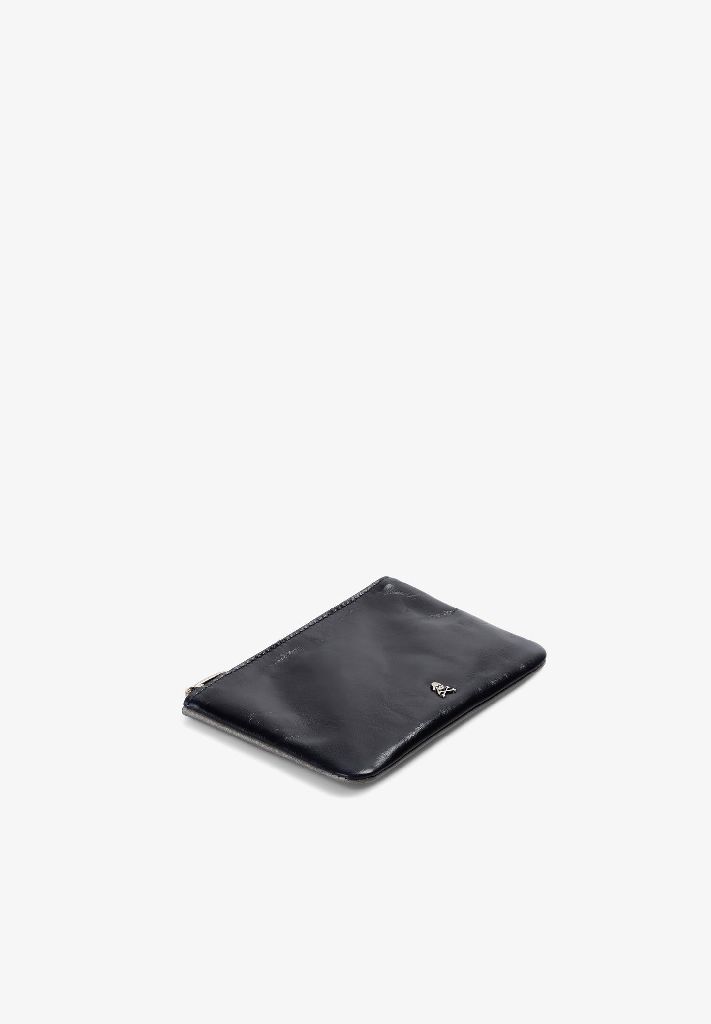 ZWEIFARBIGE BRIEFTASCHE MIT TOTENKOPF