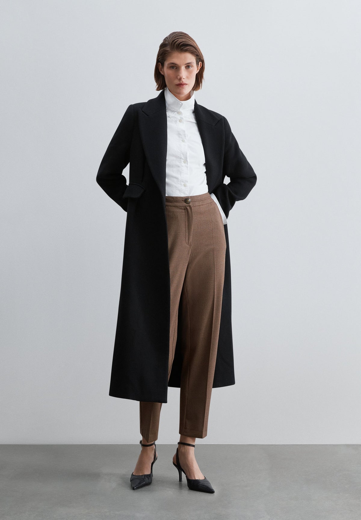 LUREX CHECK TROUSERS
