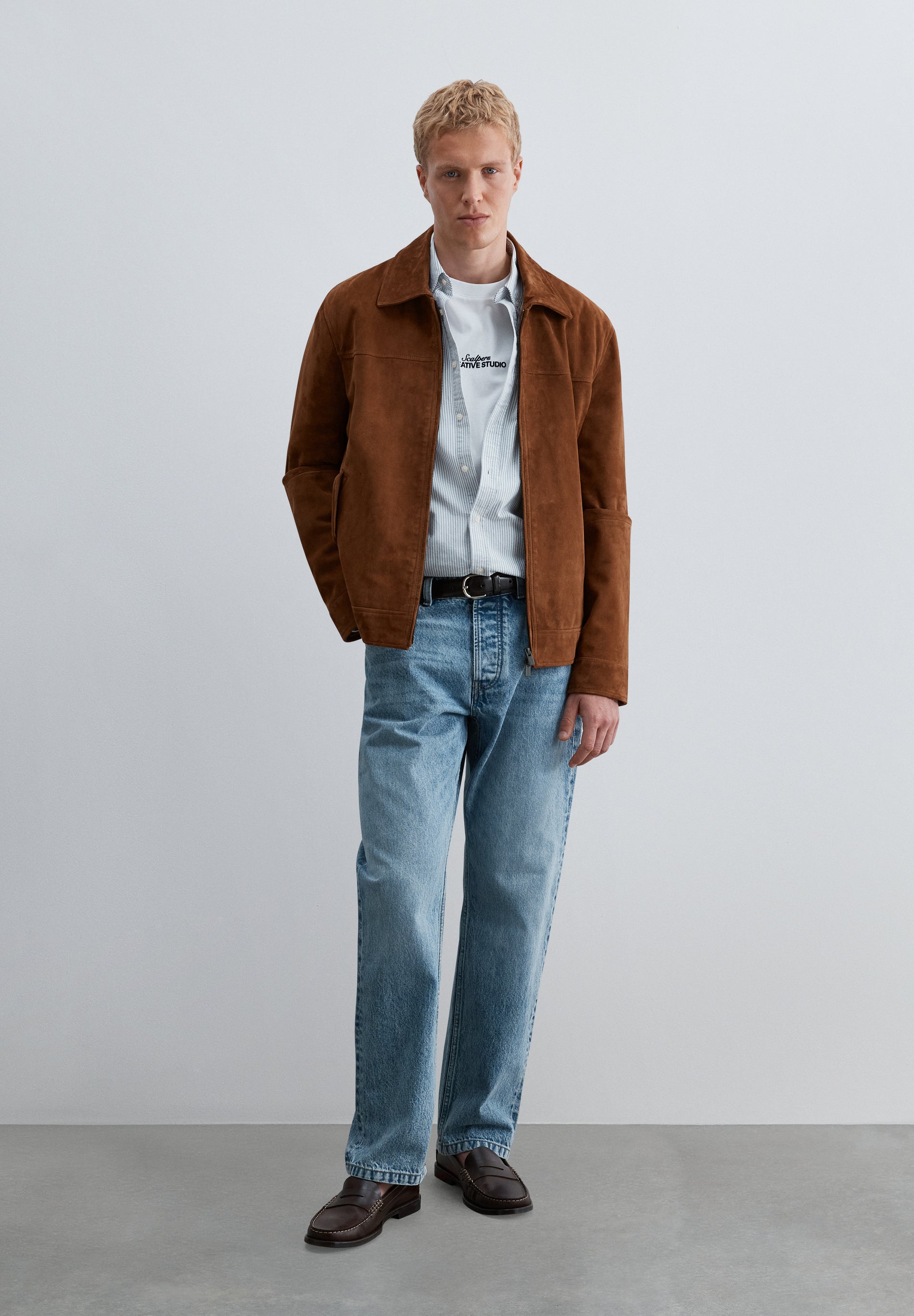 VESTE DAIM POCHES