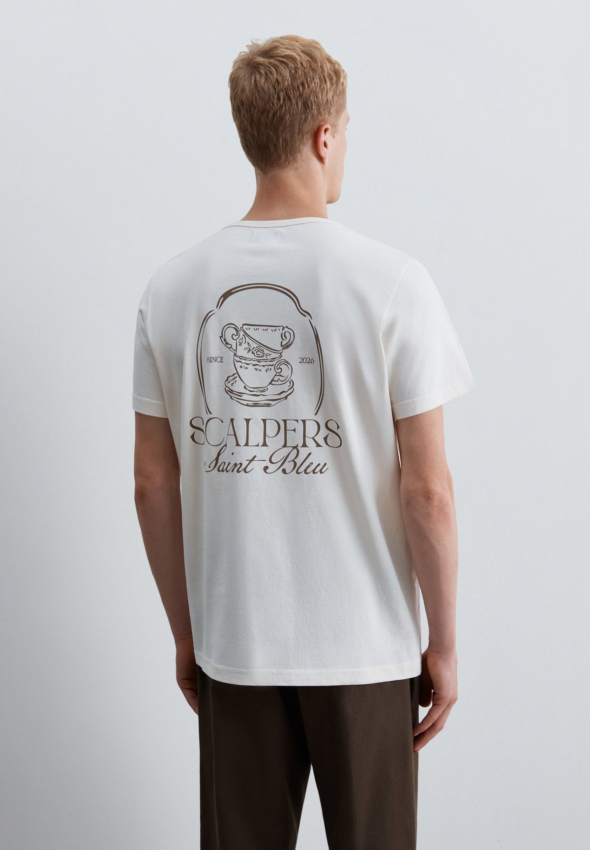 SAINT BLEU PRINT T-SHIRT