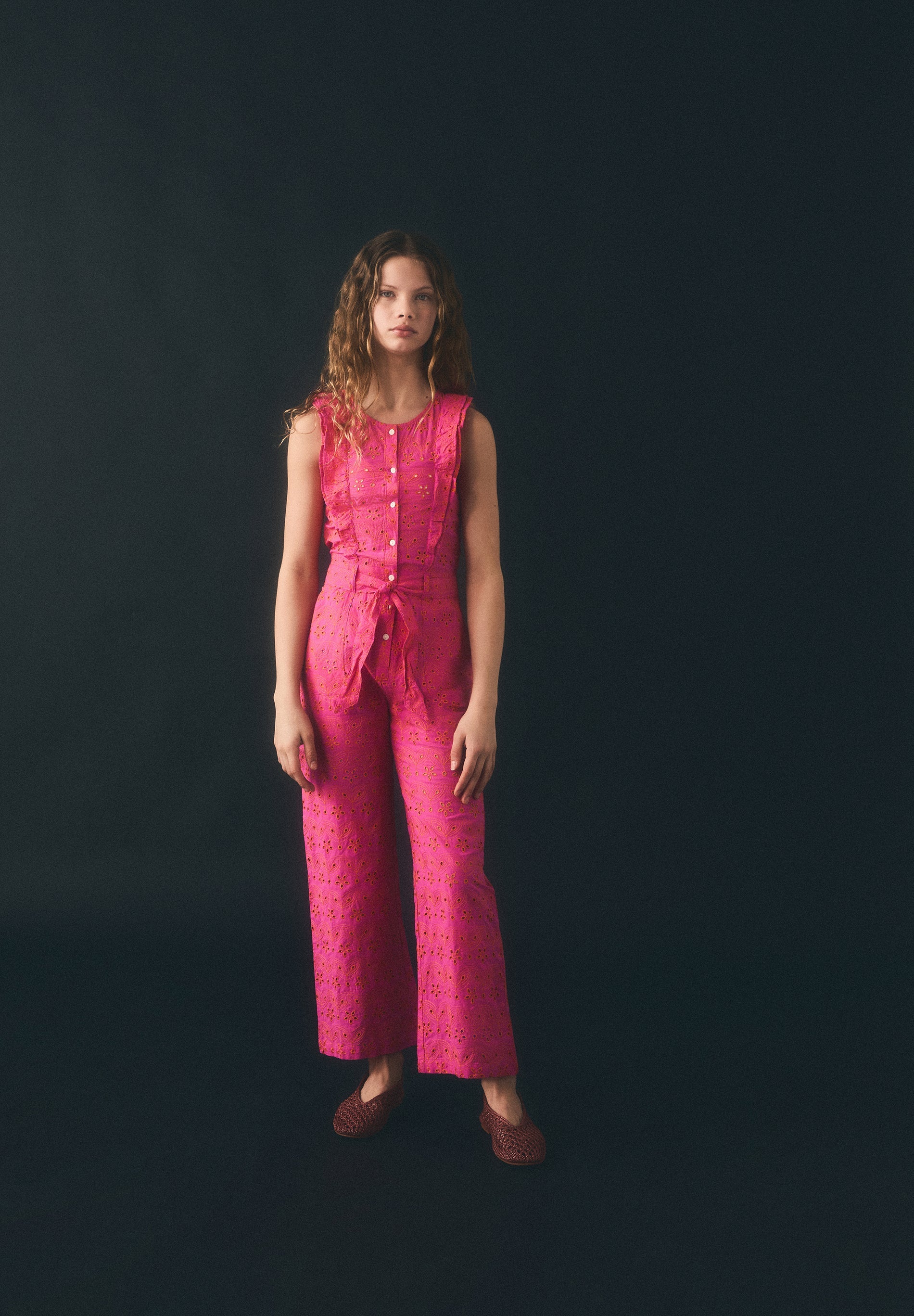 COMBINAISON AJOURÉE À VOLANTS