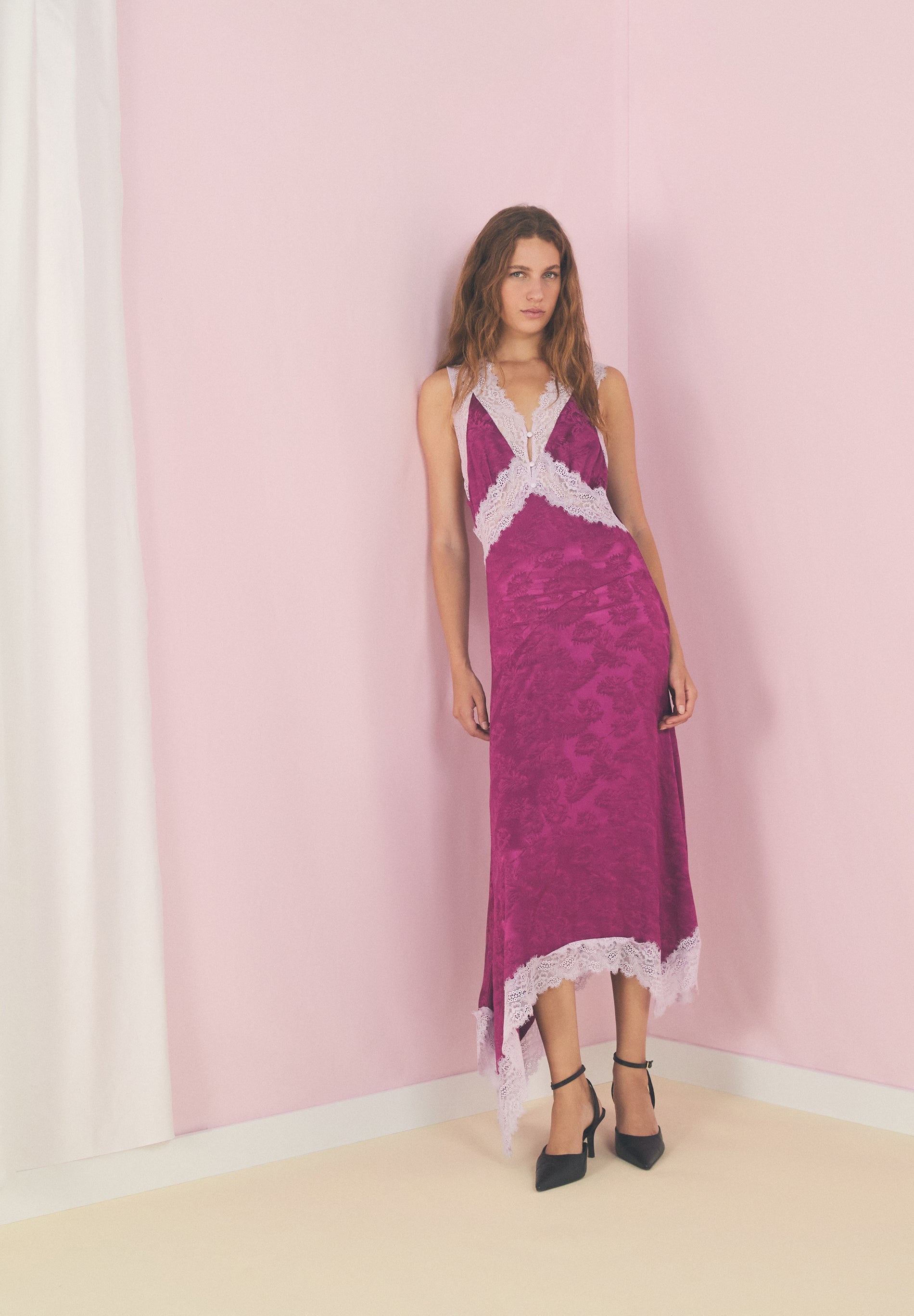 ROBE NUISETTE JACQUARD