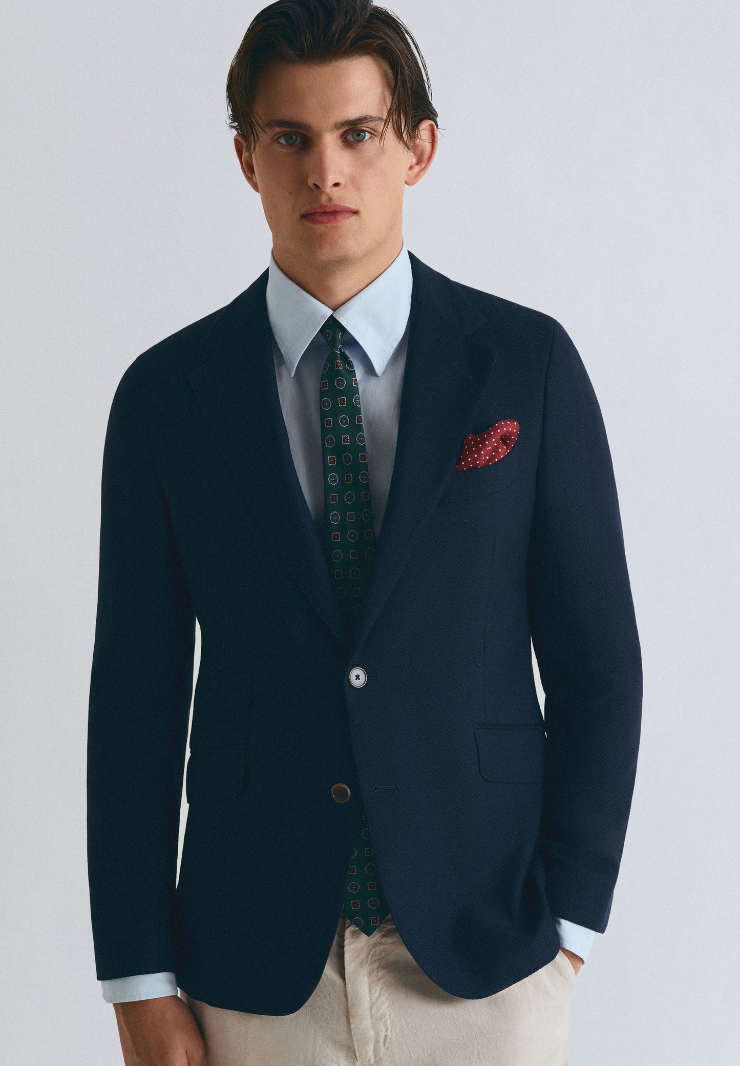 VESTE UNIE LAINE