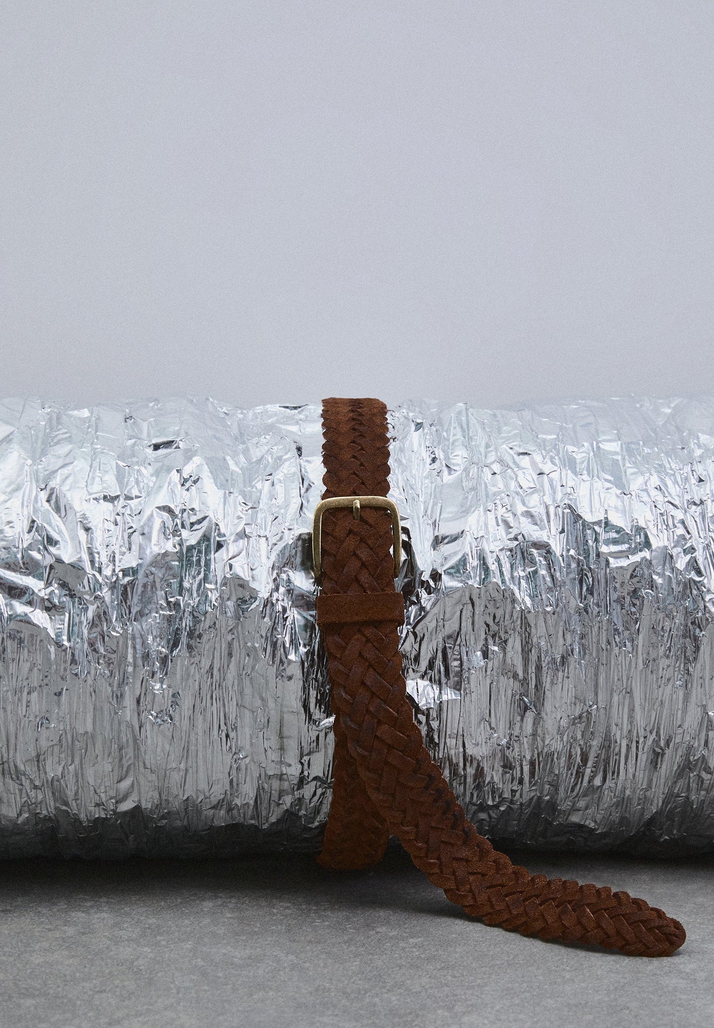 SCBRAIDED SUEDE BELT