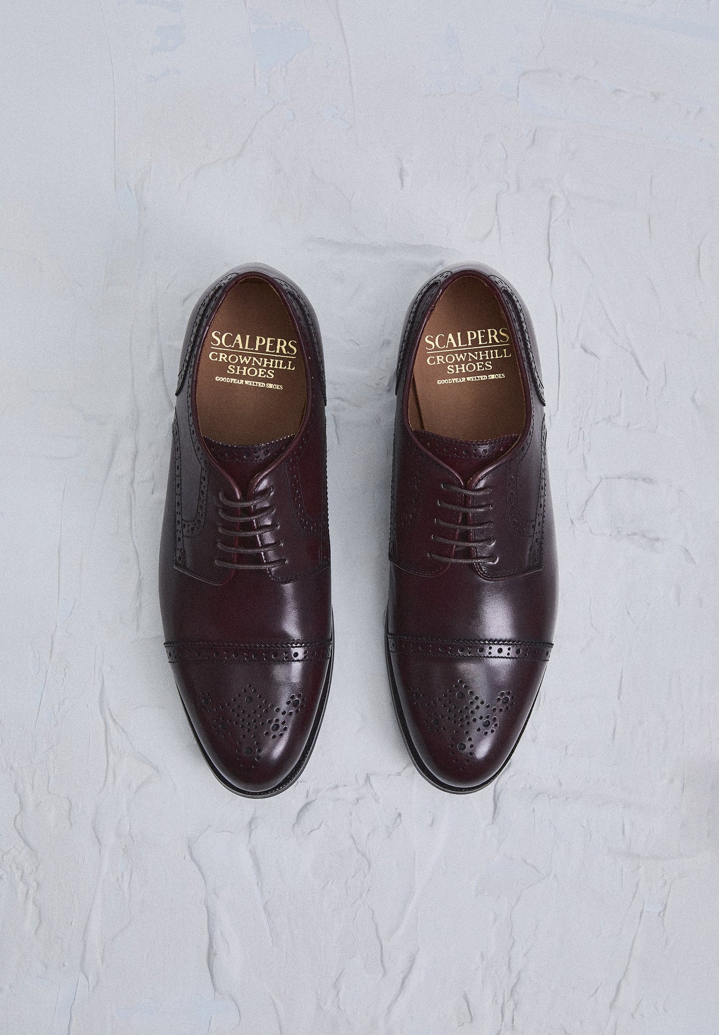 LEREN BROGUE DERBY SCHOEN