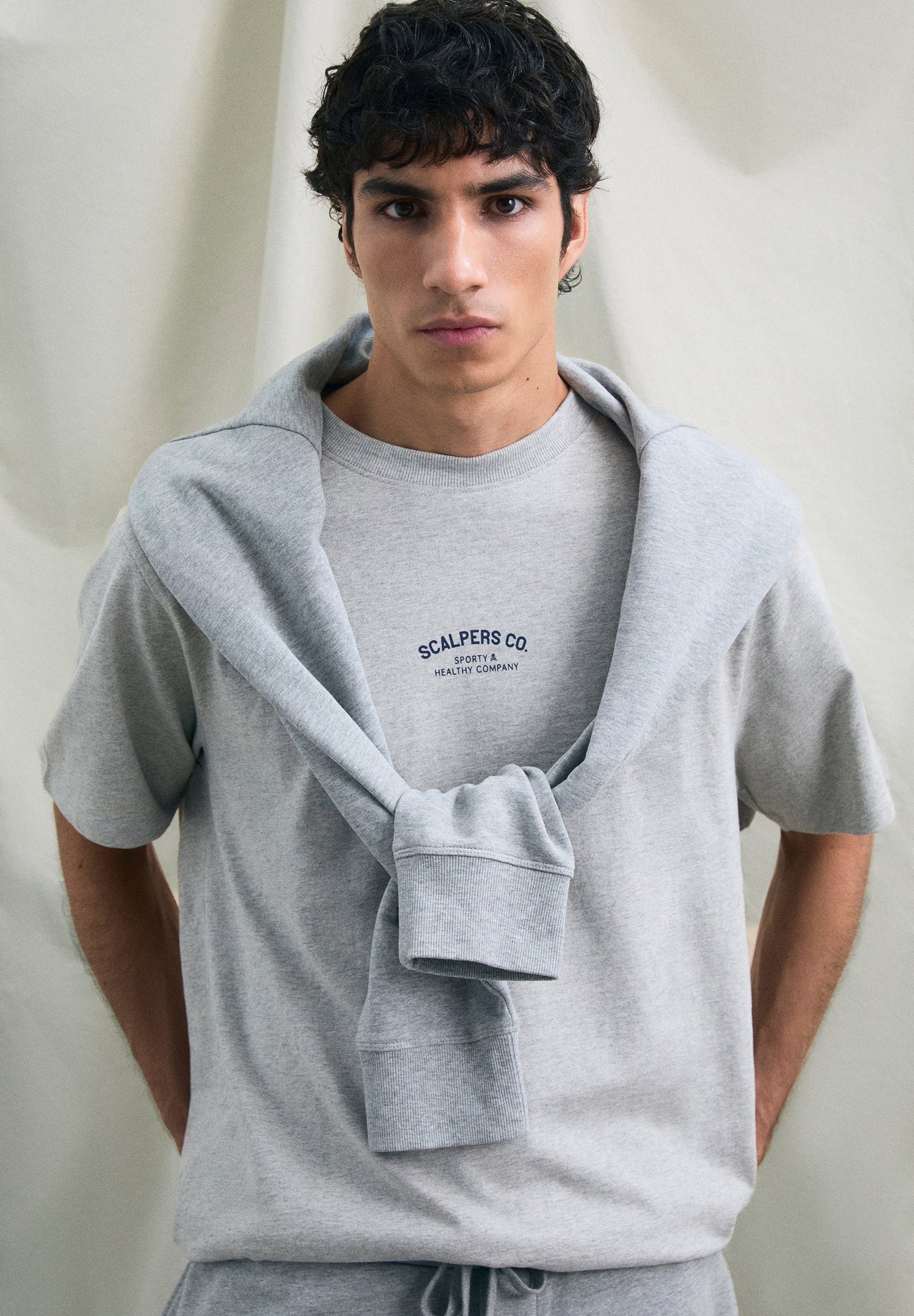 T-SHIRT IMPRIMÉ LOGO CONTRASTANT