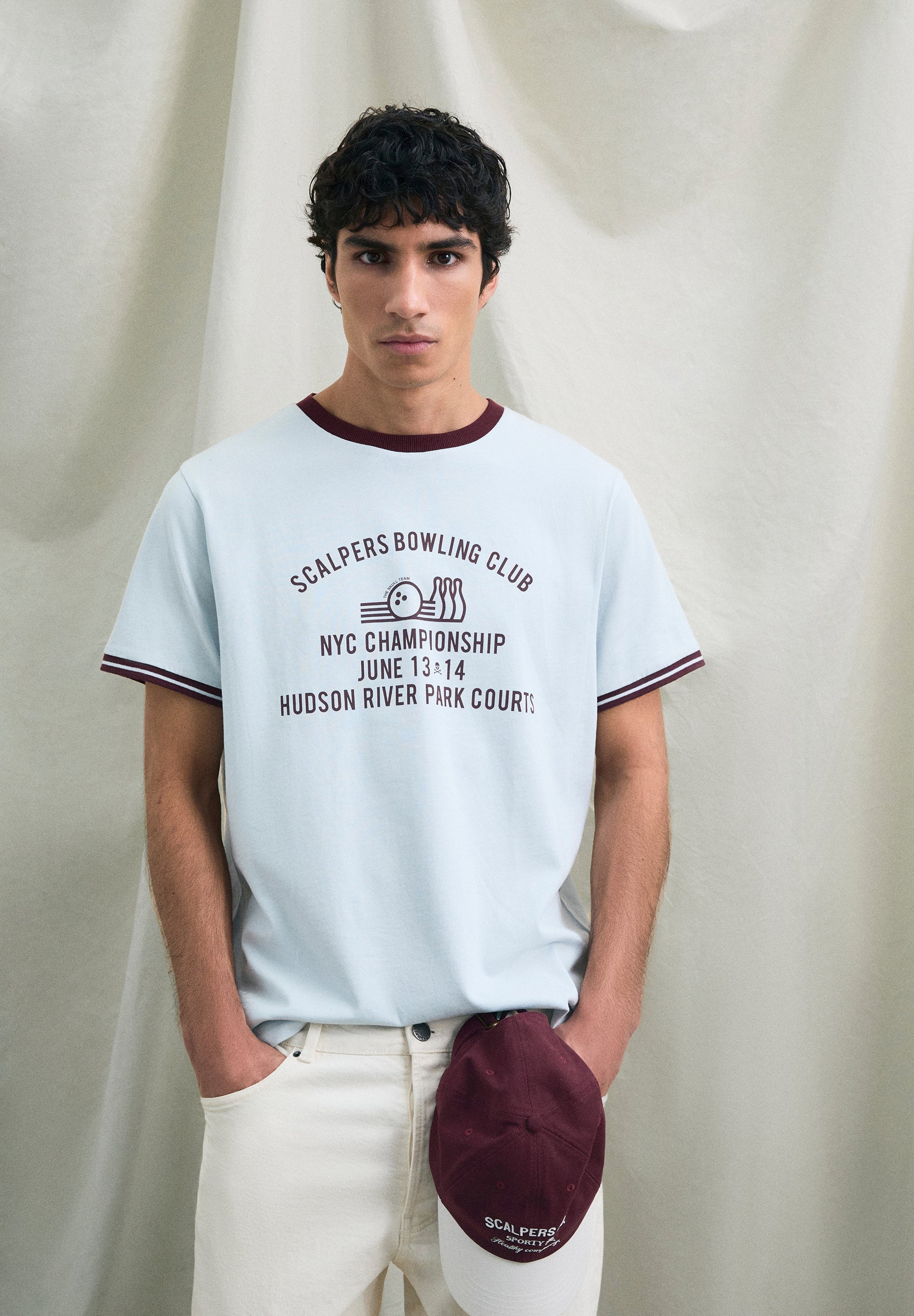 T-SHIRT MOTIF CONTRASTANT