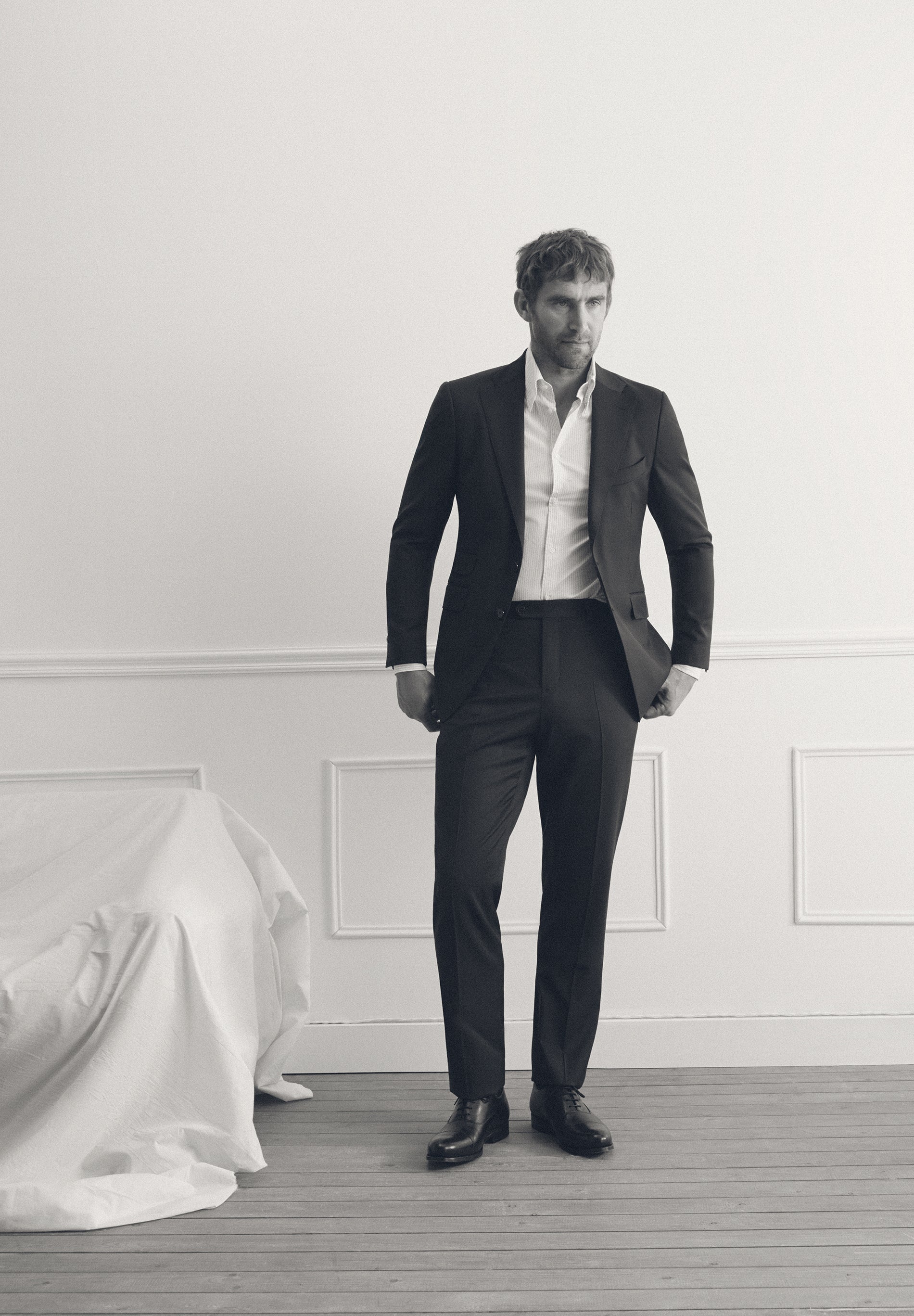 MARZOTTO COLD WOOL SUIT JACKET