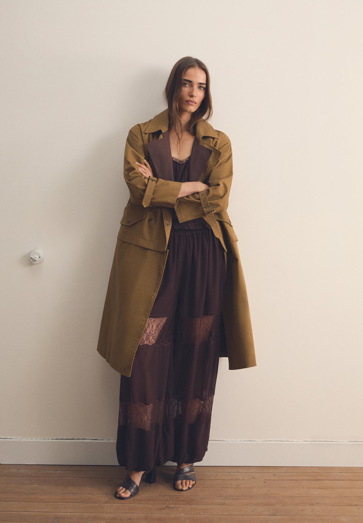 LANGER, ABTRENNBARER TRENCHCOAT