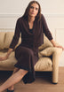 WOOL CARDIGAN WITH LACE