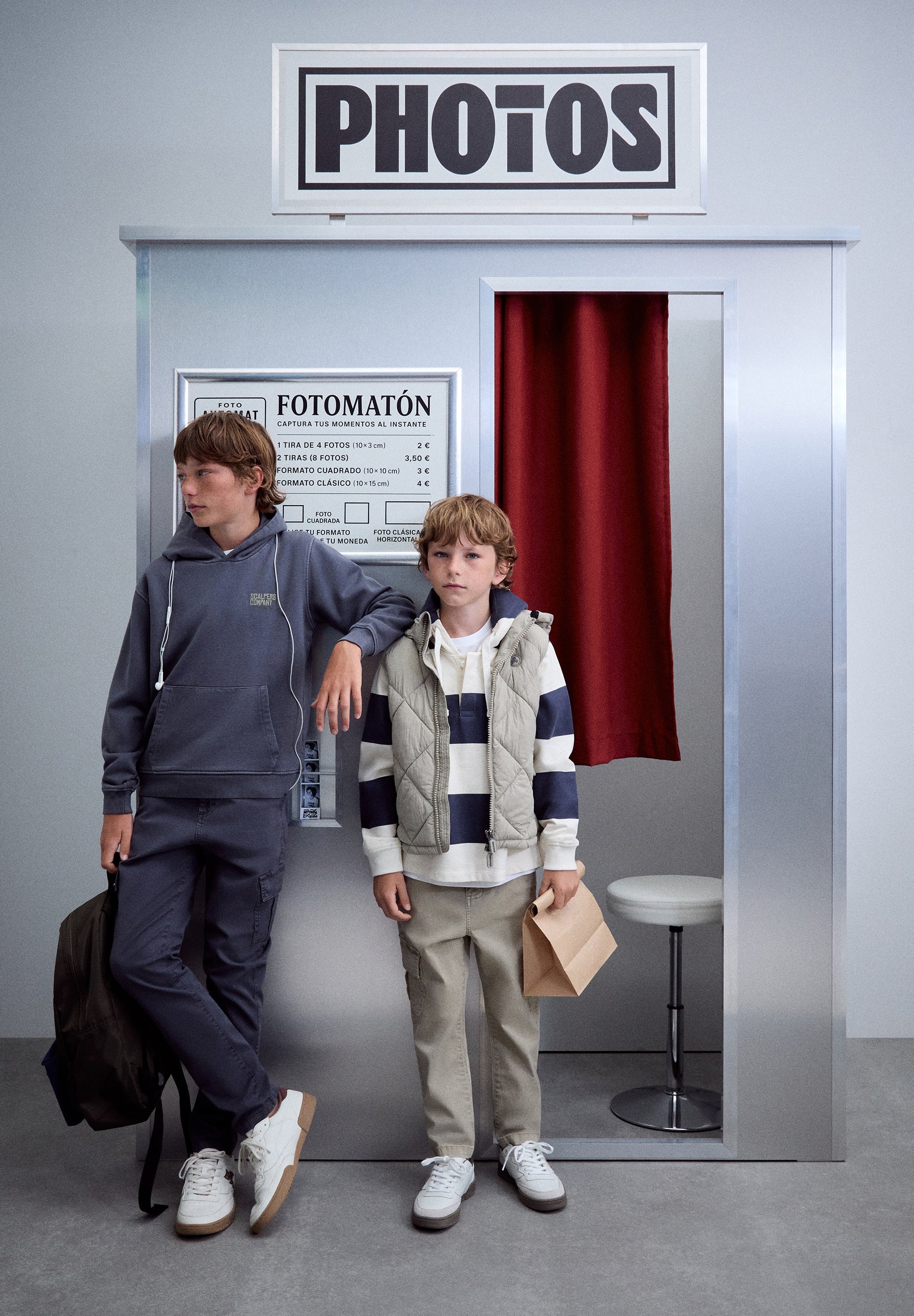SCSTRIPESSKULLHOODIE KIDS