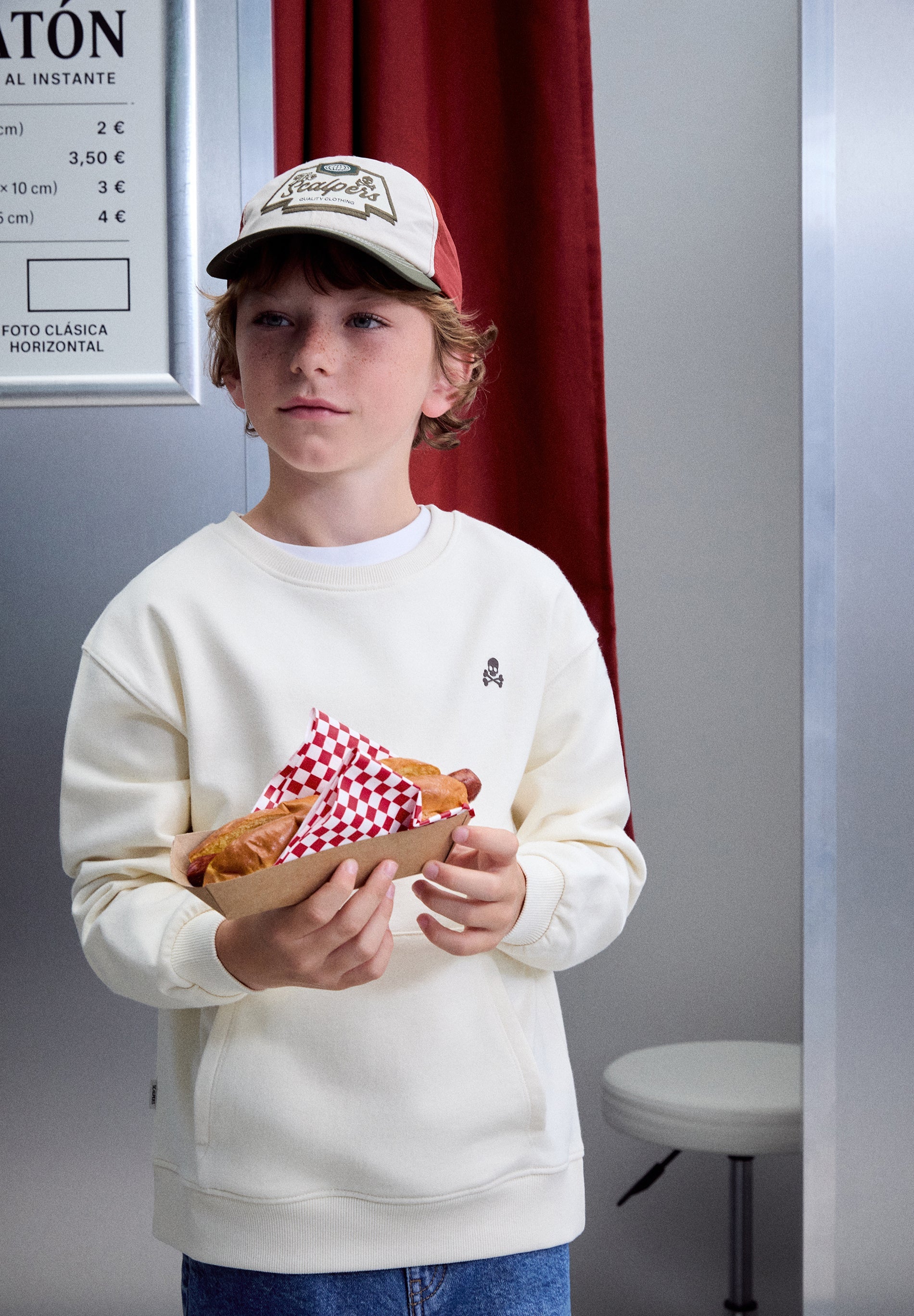 SUDADERA CALAVERA PRINT