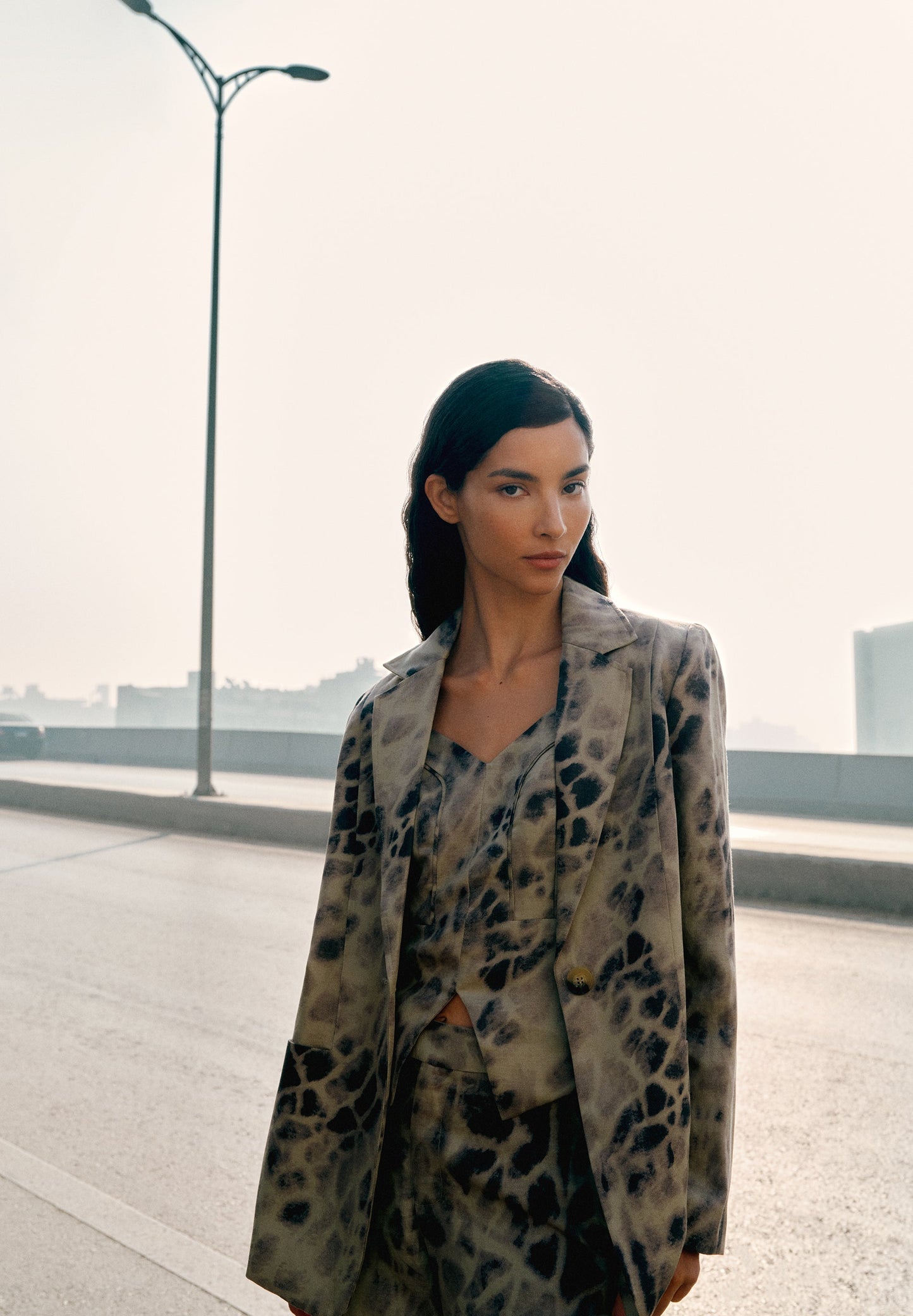 BLAZER LINO STAMPATO