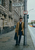 LONG WOOL LAPEL COLLAR COAT