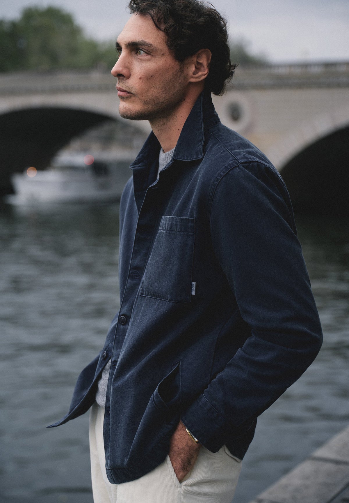 FADED CANVAS OVERSHIRT