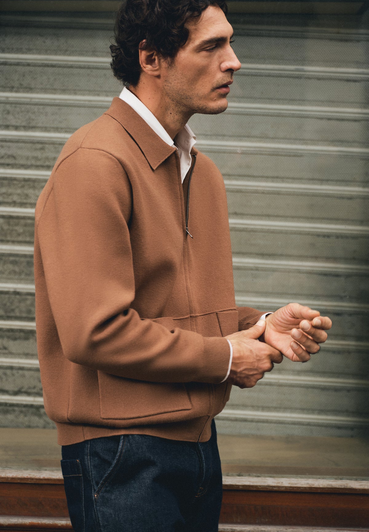 ZIP-UP CARDIGAN WITH POCKETS