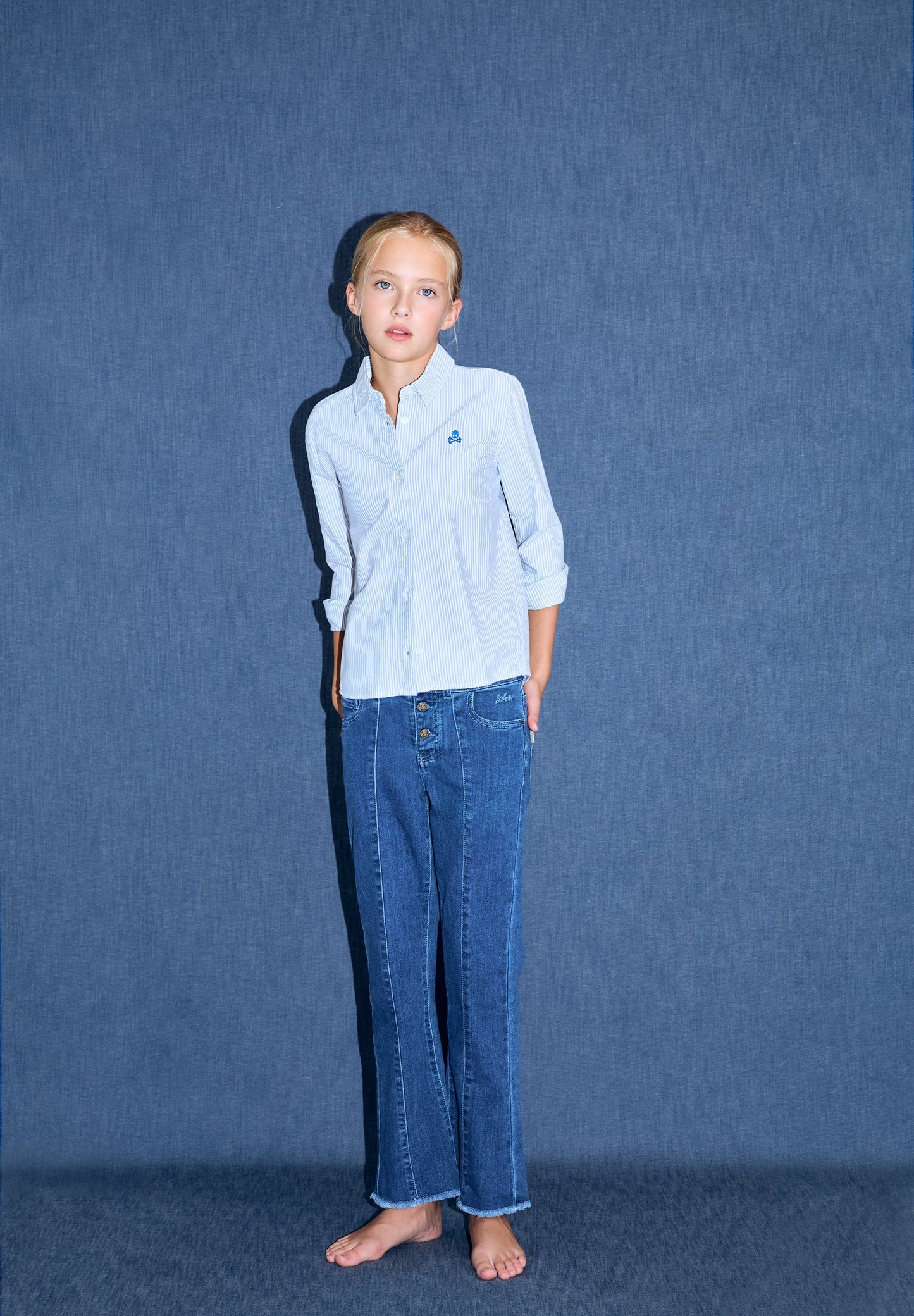 PANTALON DENIM FLARE