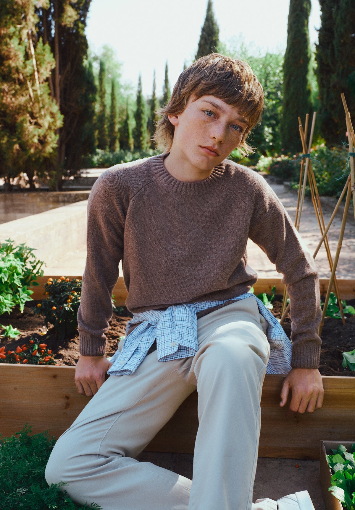 RELAXED CHINO TROUSERS