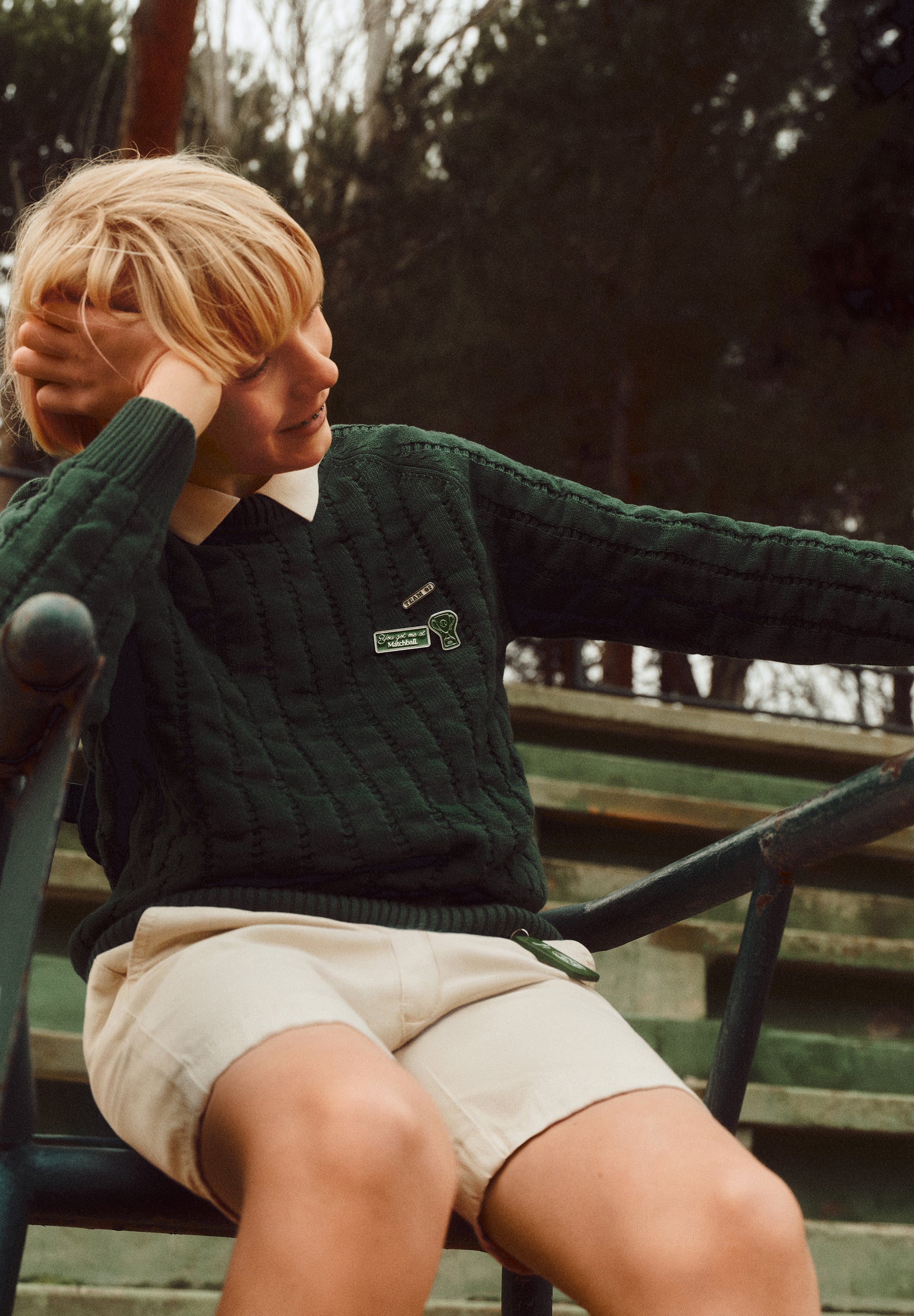 STRICKPULLOVER MIT RAGLANÄRMELN