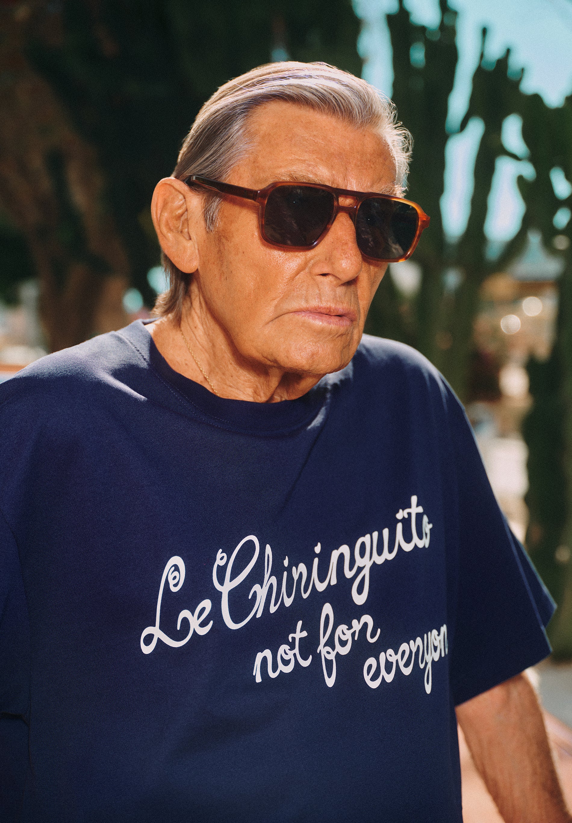 SHIRT MIT KONTRASTFARBENEM PRINT | LE CHIRINGUITO