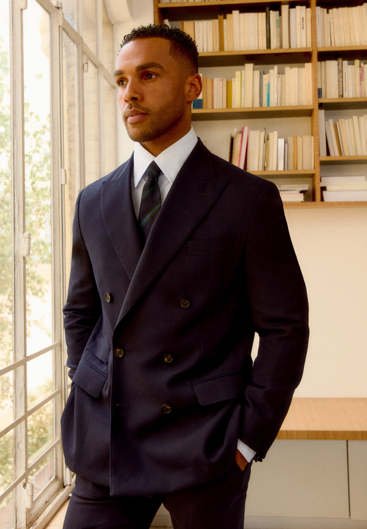 WOOL DOUBLE-BREASTED BLAZER