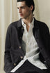 LINEN OVERSHIRT WITH POCKETS