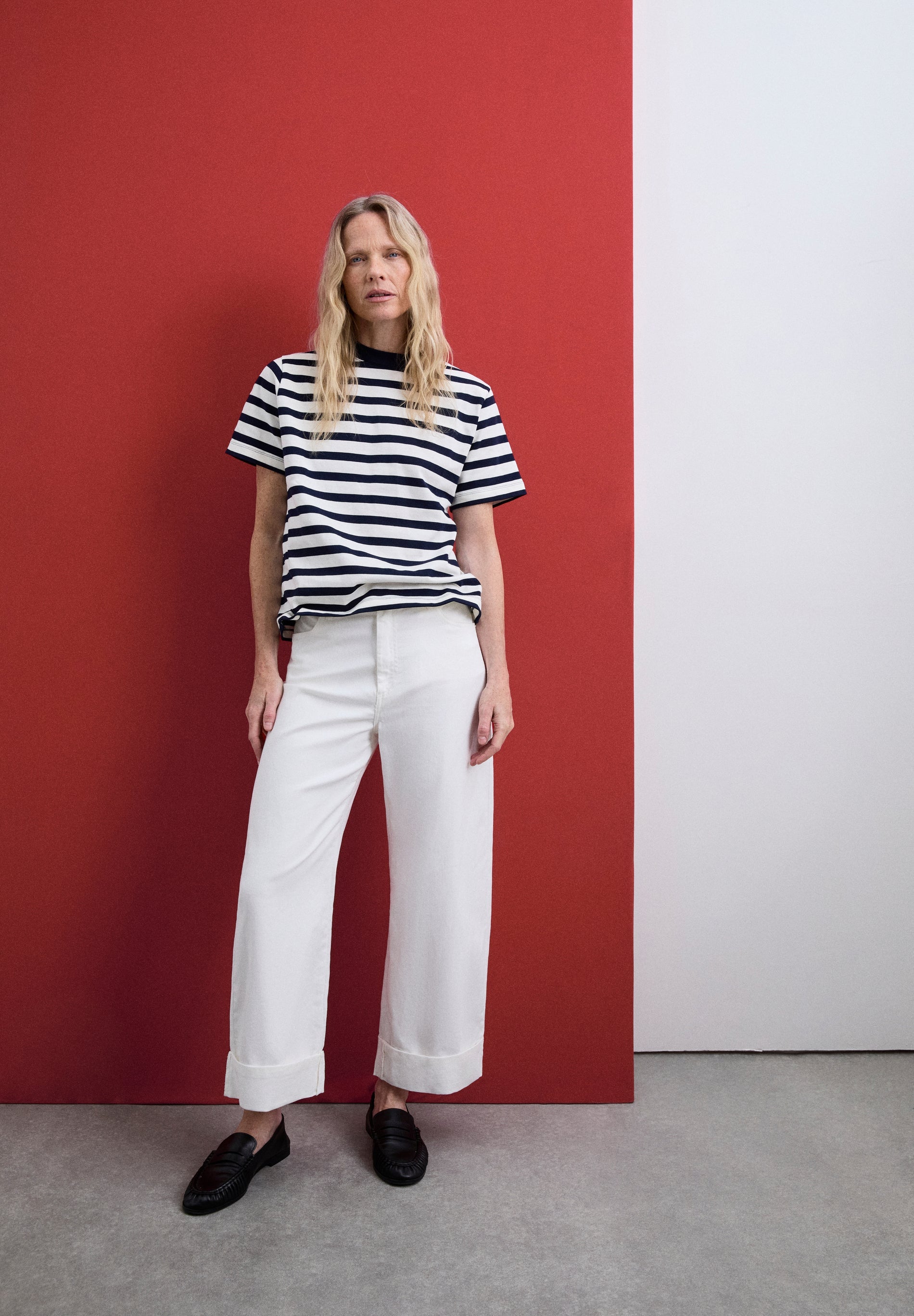 DENIM CULOTTE TROUSERS