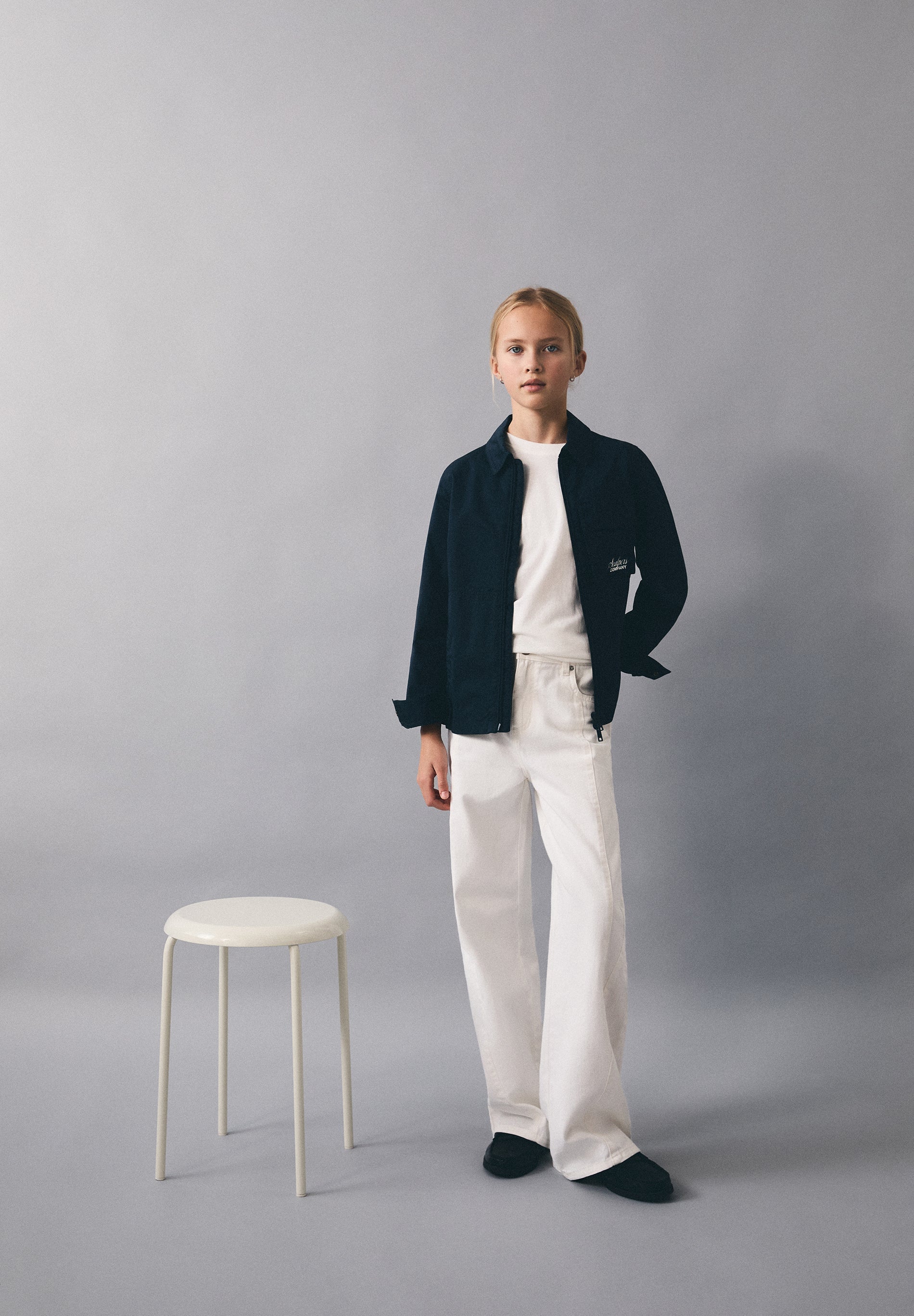 NAVY JACKET WITH POCKET