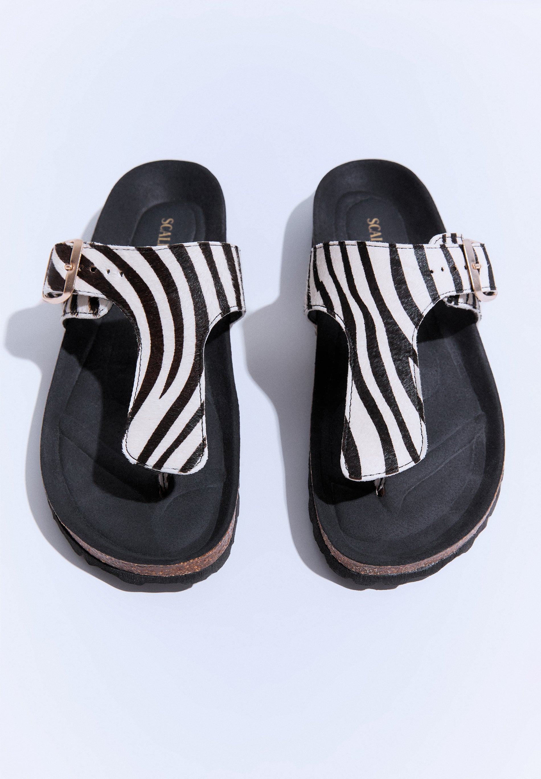 ANIMAL PRINT SANDALS