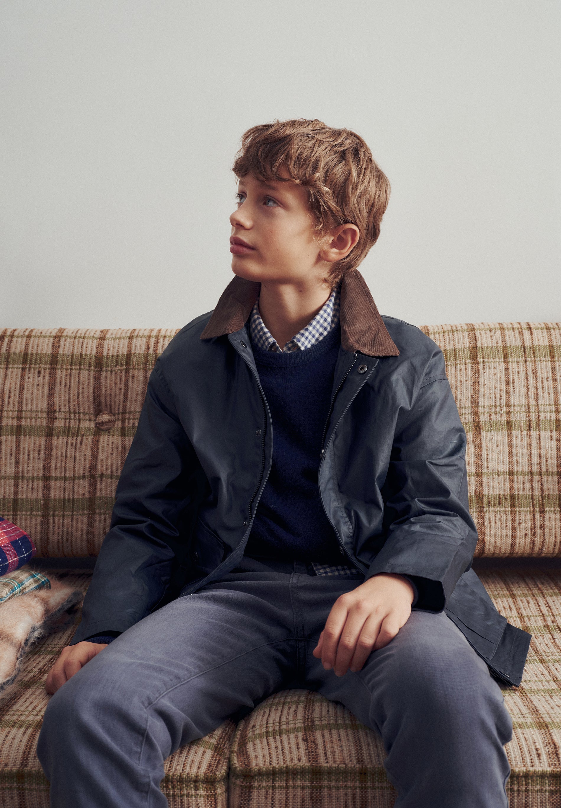 JACKET WITH SHIRT COLLAR