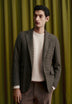 CHECKED WOOL BLAZER
