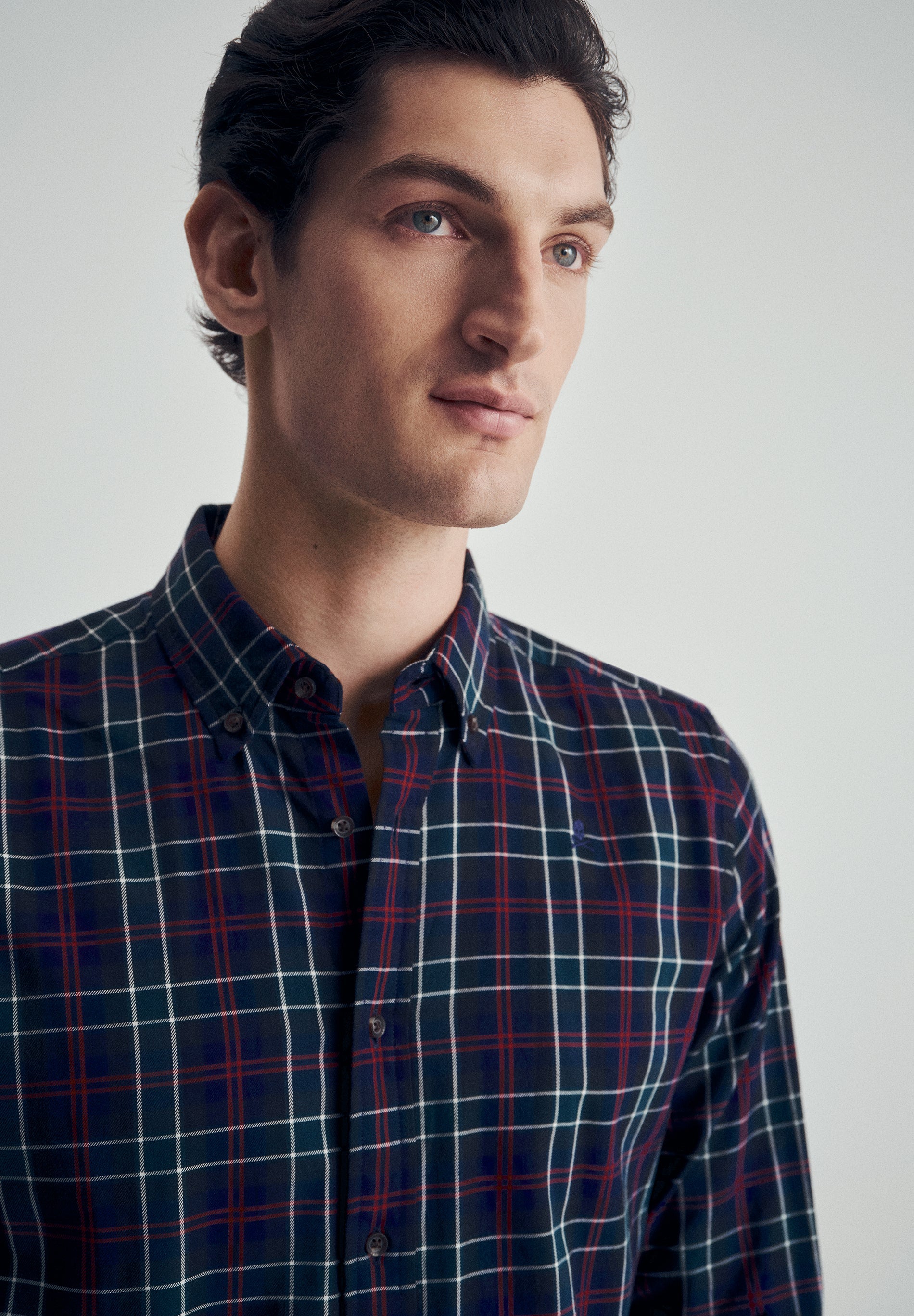 CHECKED COTTON SHIRT