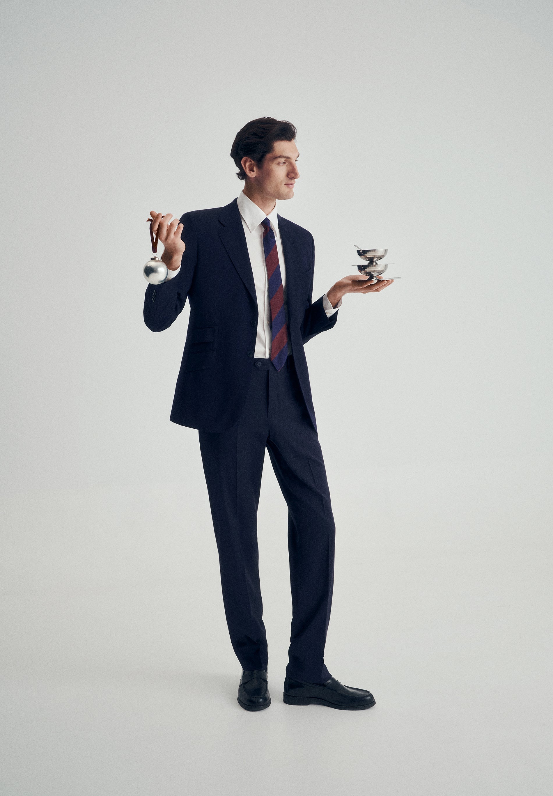 COSTUME EN LAINE BLEU