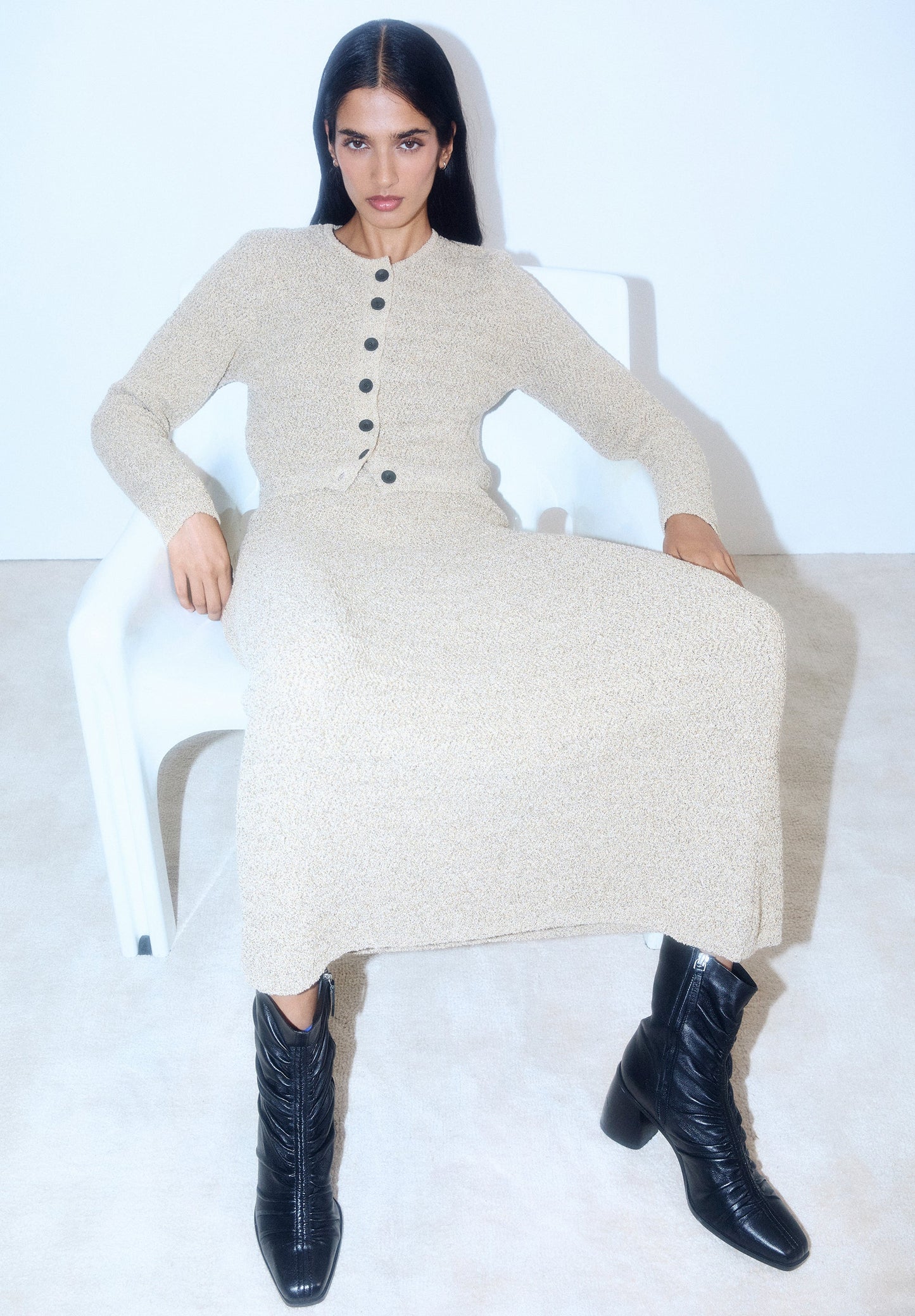 LONG KNIT SKIRT