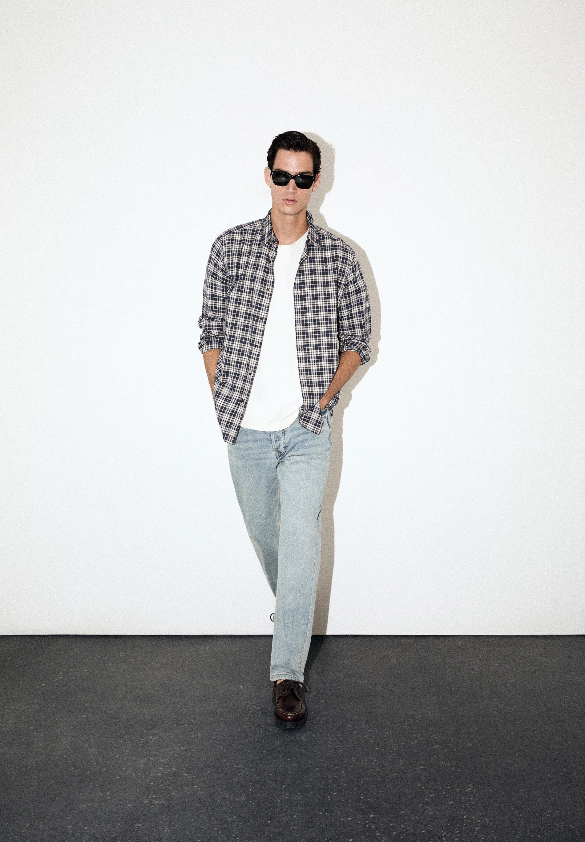 HEMD MIT SCHOTTENMUSTER-PRINT