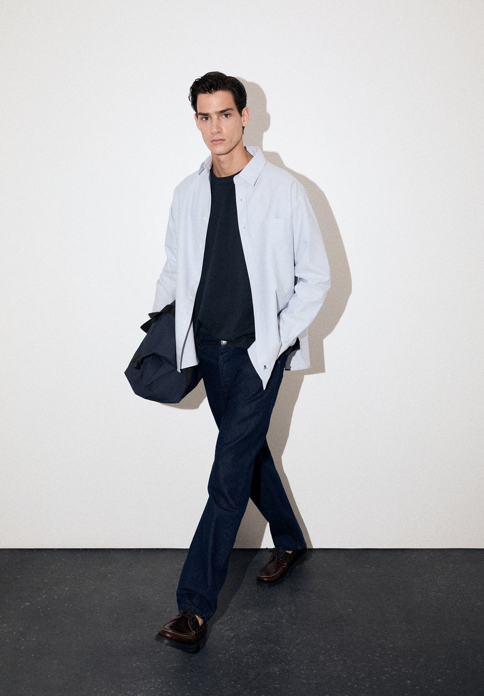 CHEMISE RAYÉE COUPE DROITE