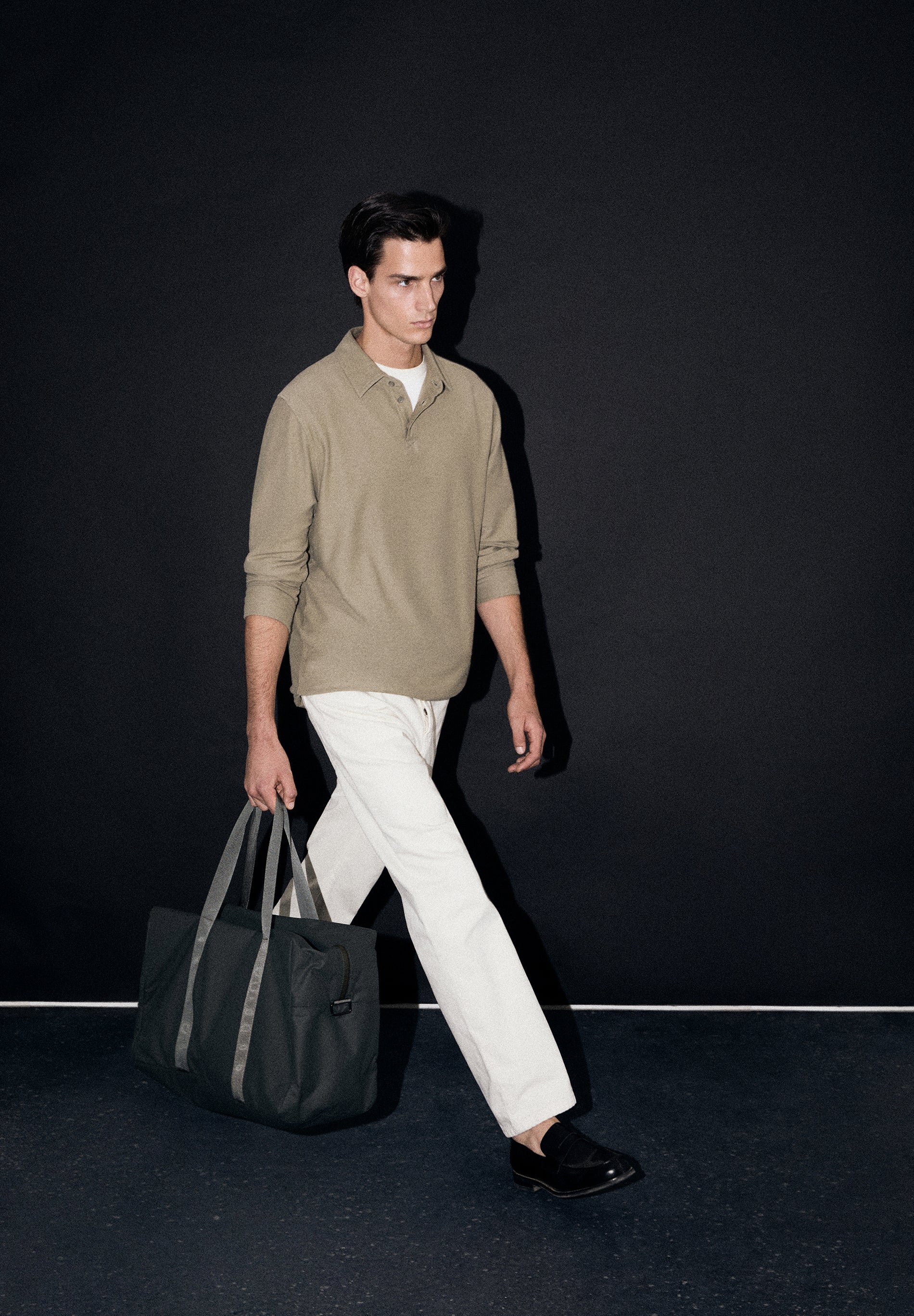 POLO MANCHES LONGUES MAILLE