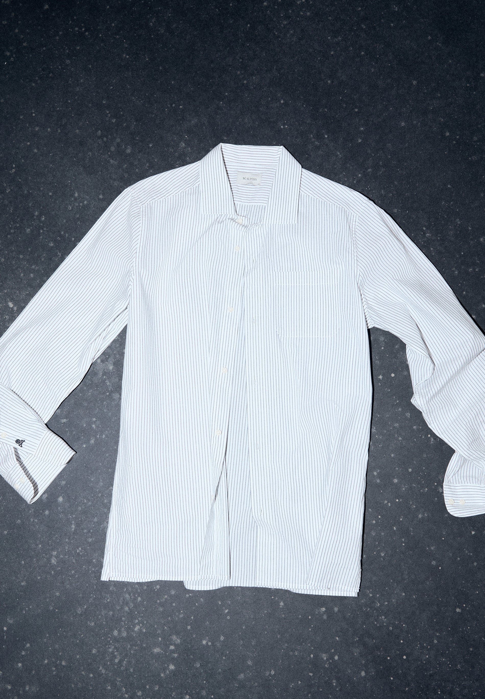 CHEMISE RAYÉE COUPE DROITE